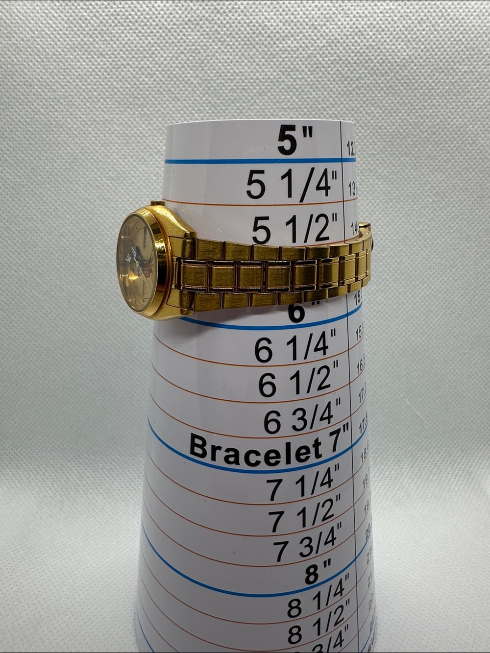 Seiko Starburst Mickey Mouse Ladies Watch Gold Tone Vintage - Picture 6 of 6
